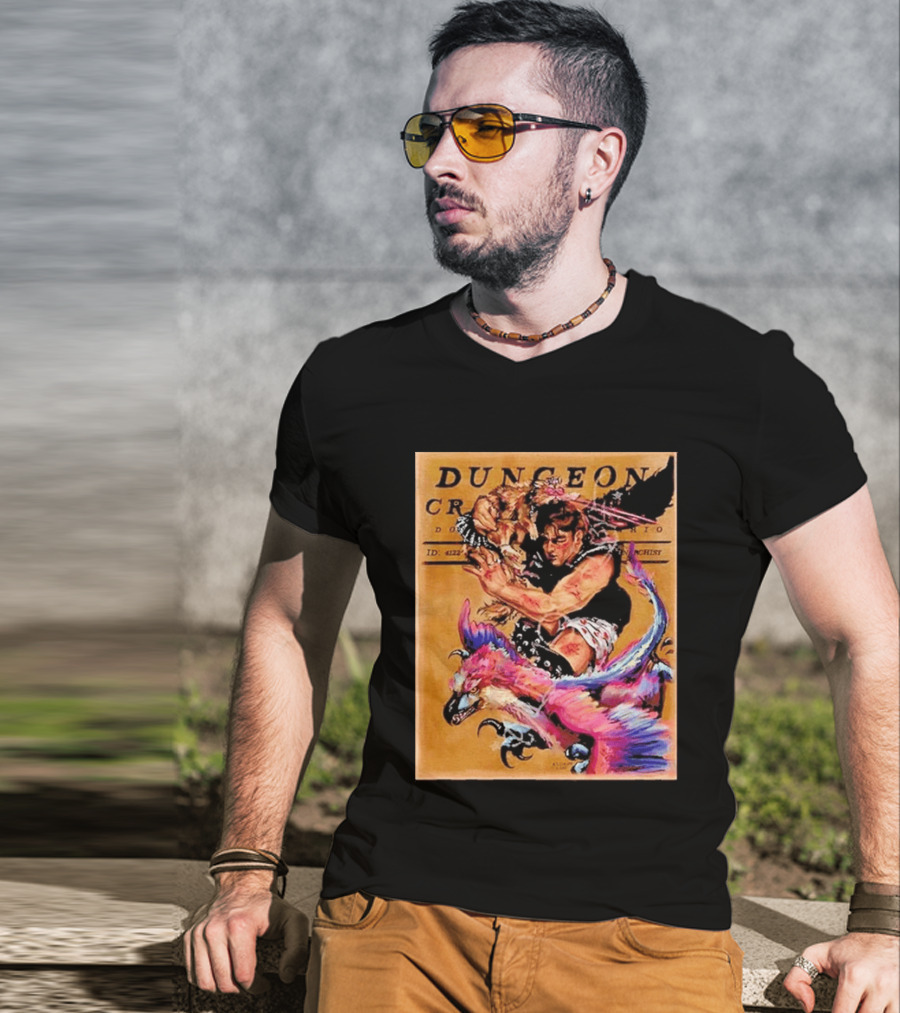 Dungeon Crawler Carl Goddamnit Donut Fantasy Adventure Art By Andrew Bowser T-Shirt