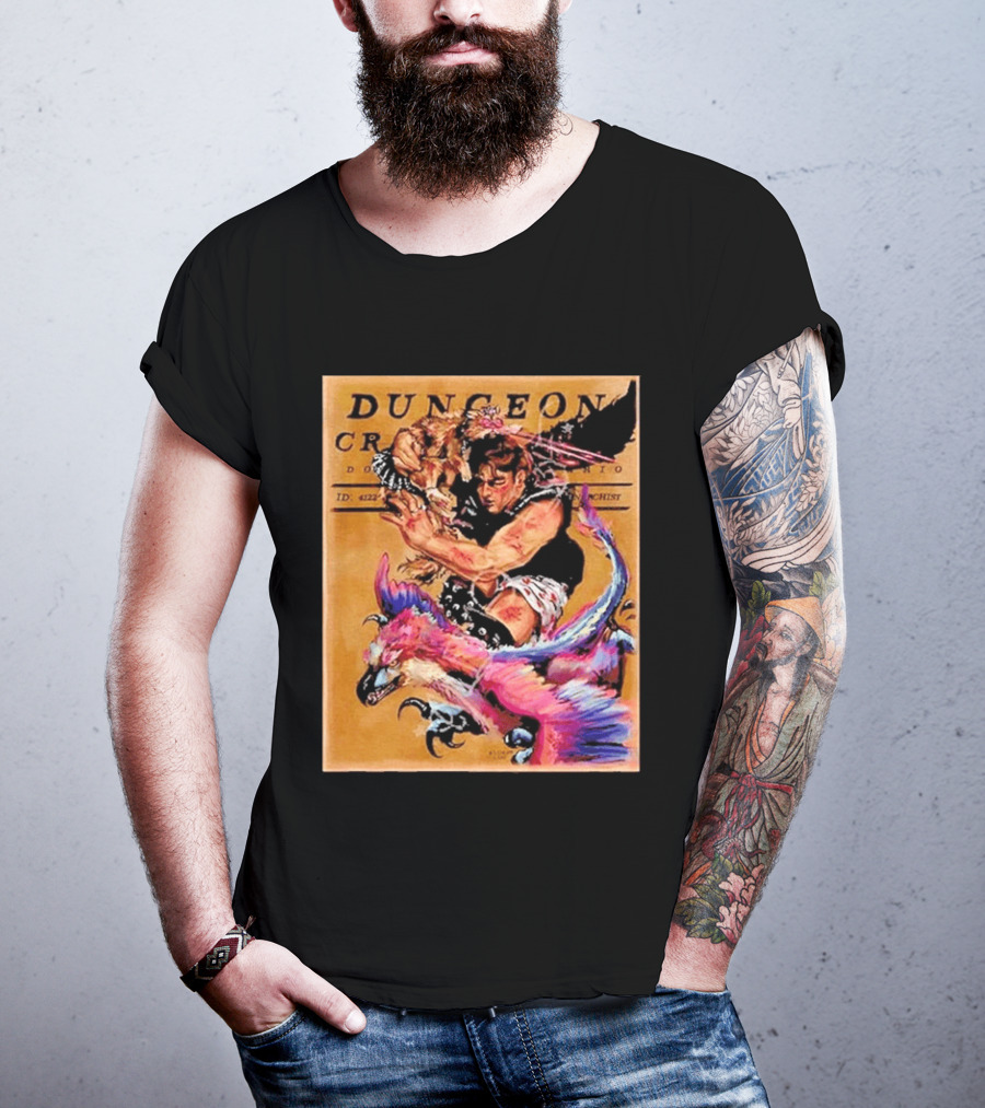 Dungeon Crawler Carl Goddamnit Donut Fantasy Adventure Art By Andrew Bowser T-Shirt