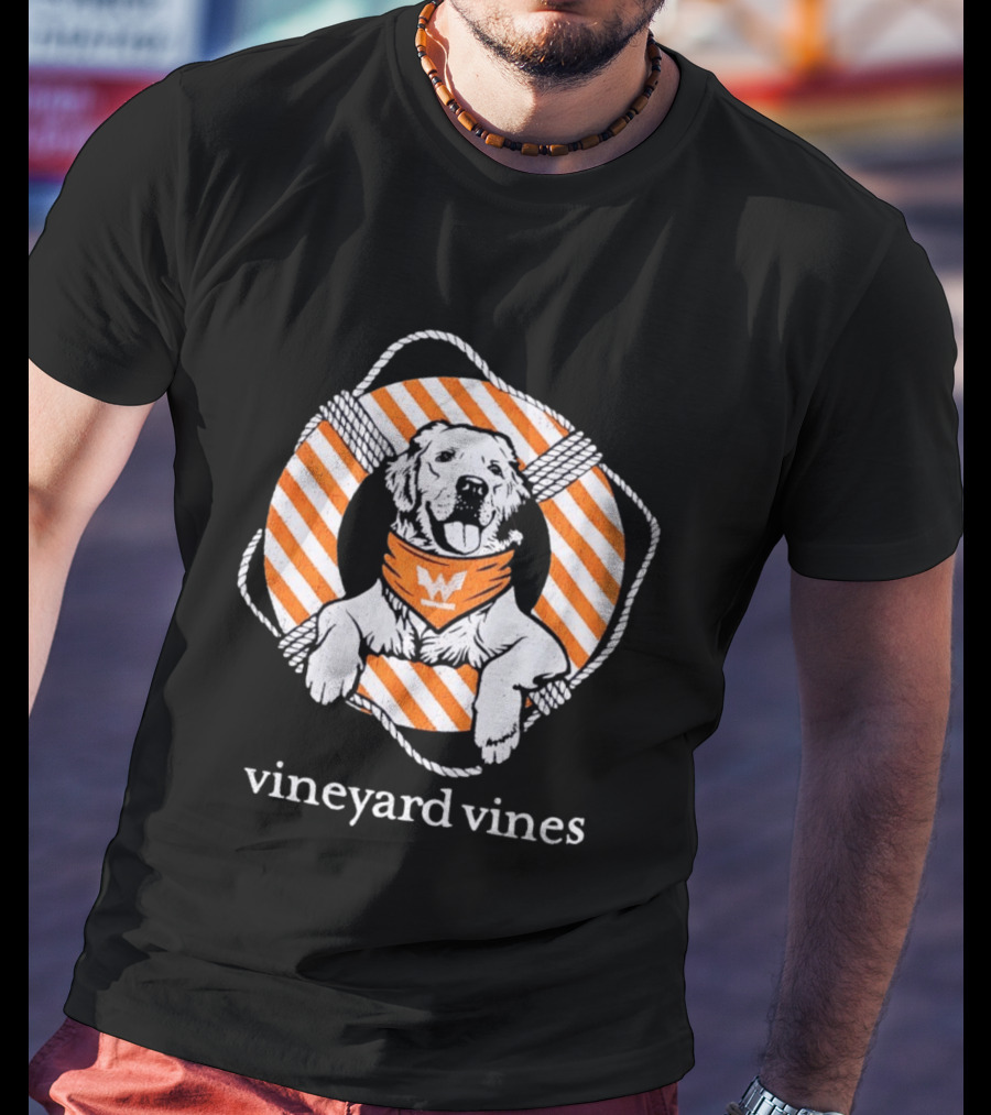 Vineyard Vines Golden Retriever Life Preserver T-Shirt