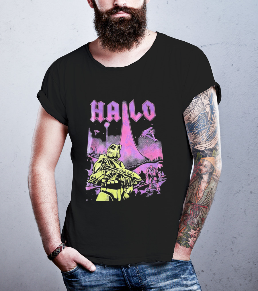 Halo Master Chief Retro Gaming Xbox T-Shirt