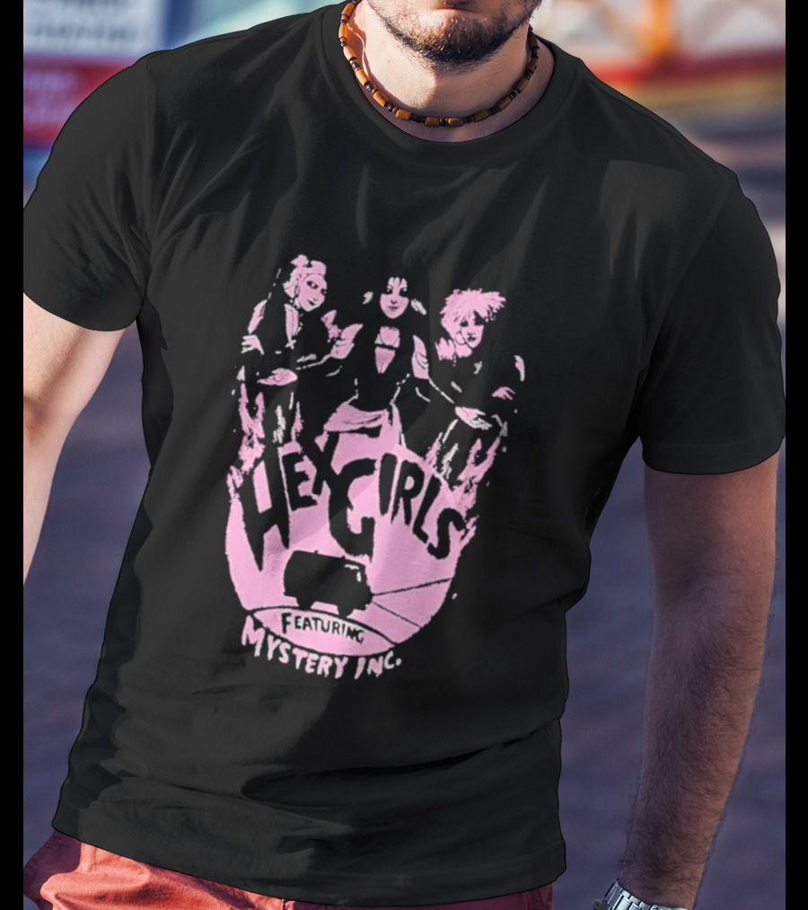 Hex Girls Featuring Mystery Inc Rock Band Collaboration T-Shirt