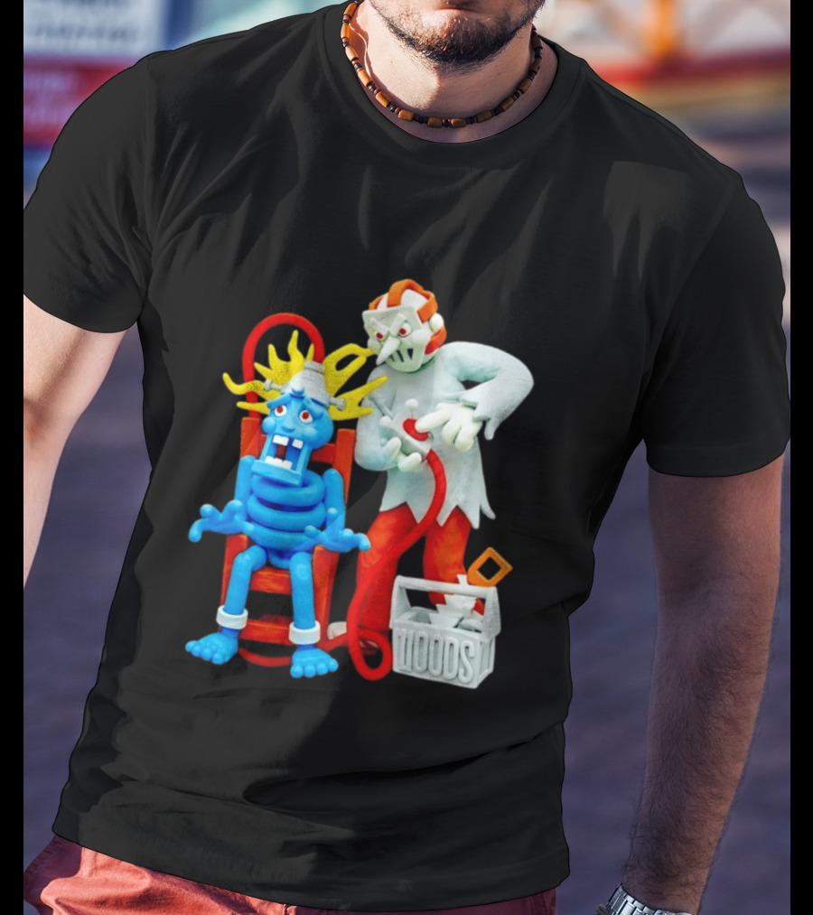 Friday The 13th Jason Voorhees Electrocution Scene Woods T-Shirt