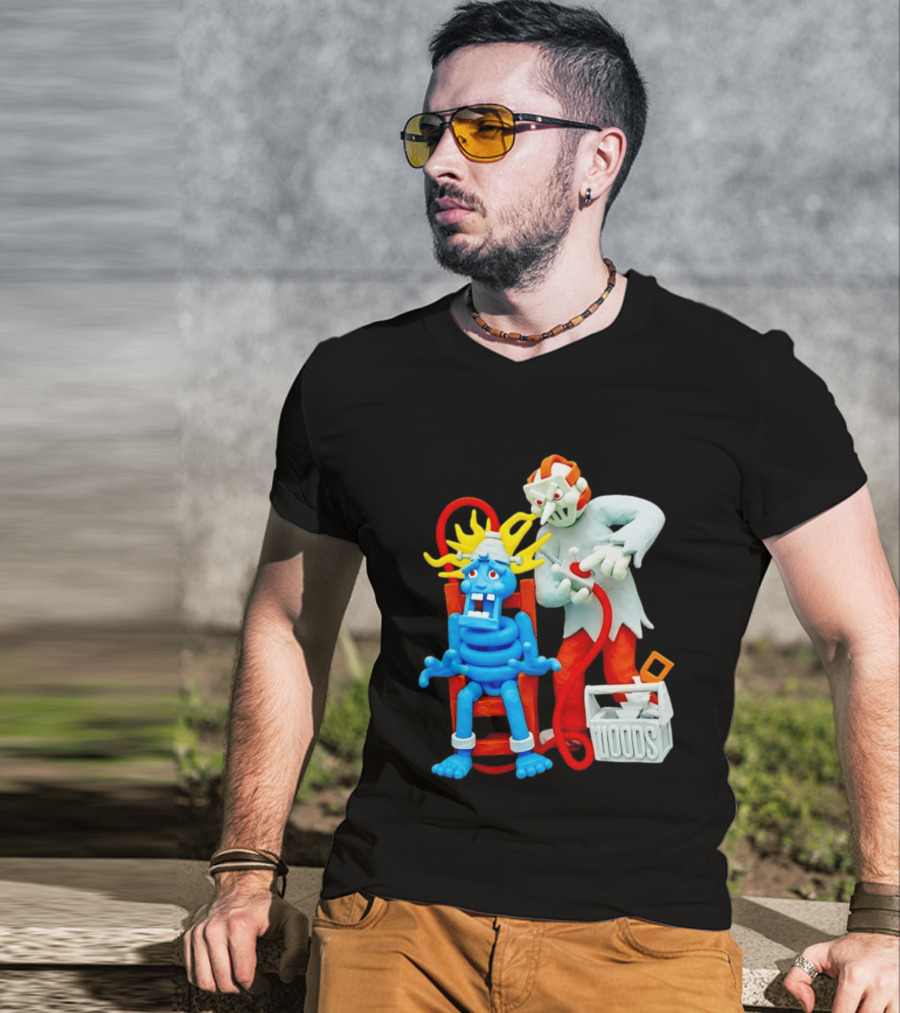 Friday The 13th Jason Voorhees Electrocution Scene Woods T-Shirt