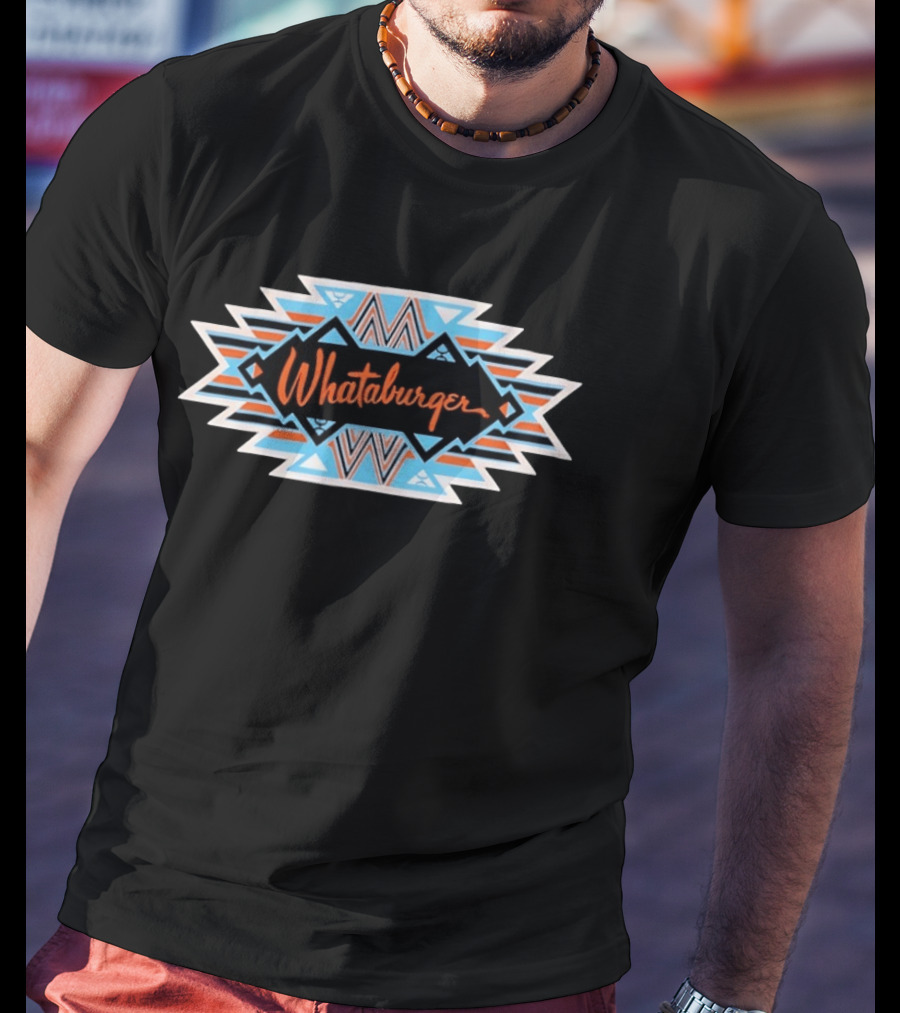 Whataburger Southwestern Tribal Geometric T-Shirt
