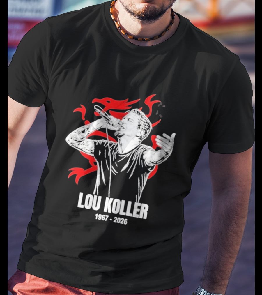 Lou Koller 1967 2026 Sick Of It All Mic Dragon T-Shirt