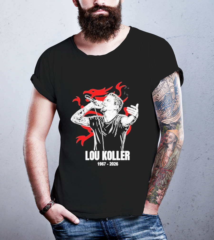 Lou Koller 1967 2026 Sick Of It All Mic Dragon T-Shirt