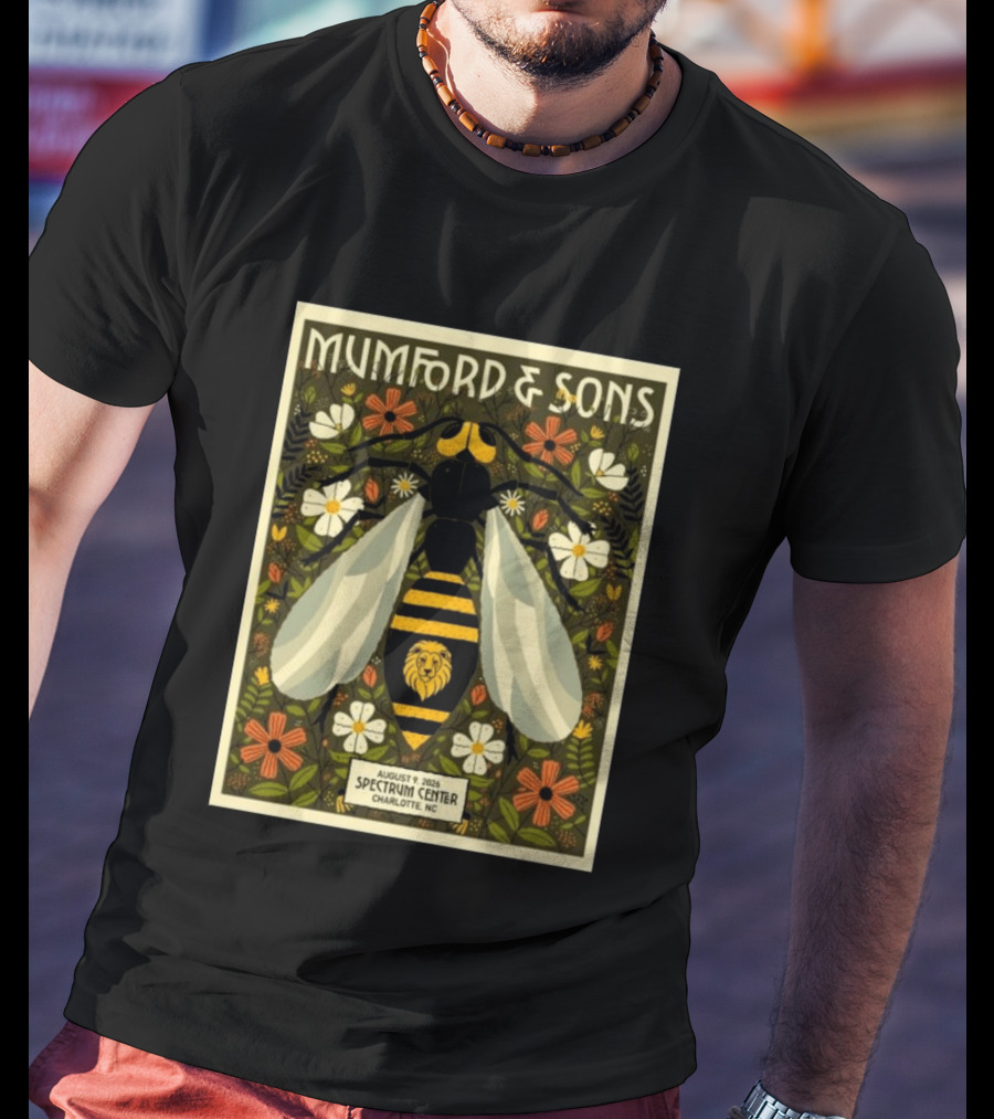 Mumford And Sons Event August 9 2026 Spectrum Center Charlotte NC T-Shirt