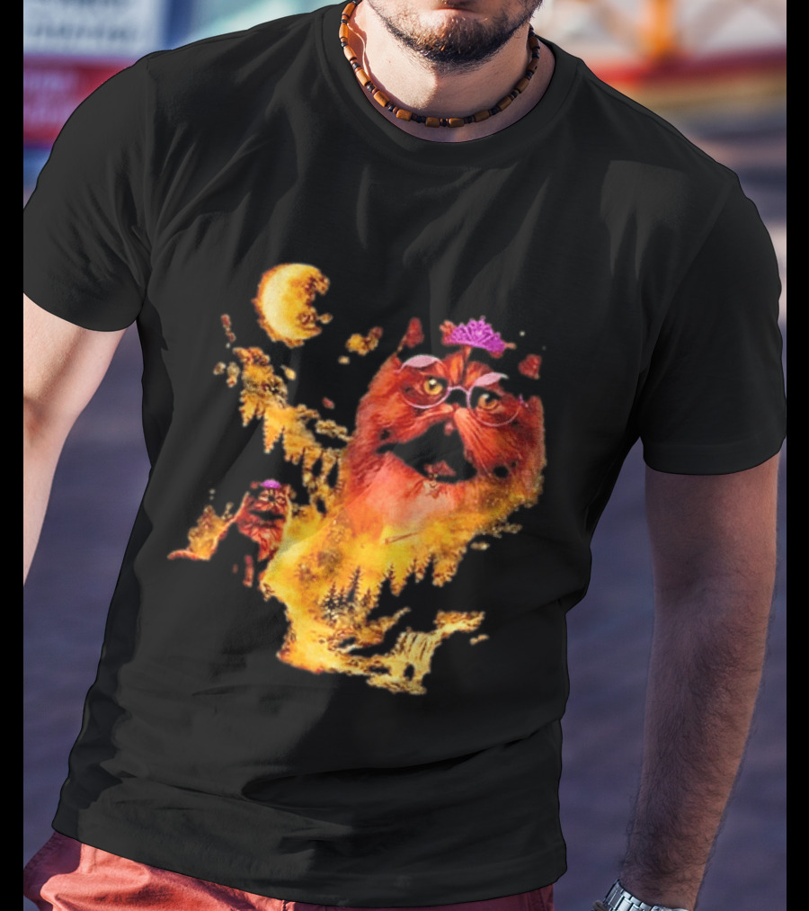 Princess Donut Cat Lover Moon Fantasy T-Shirt