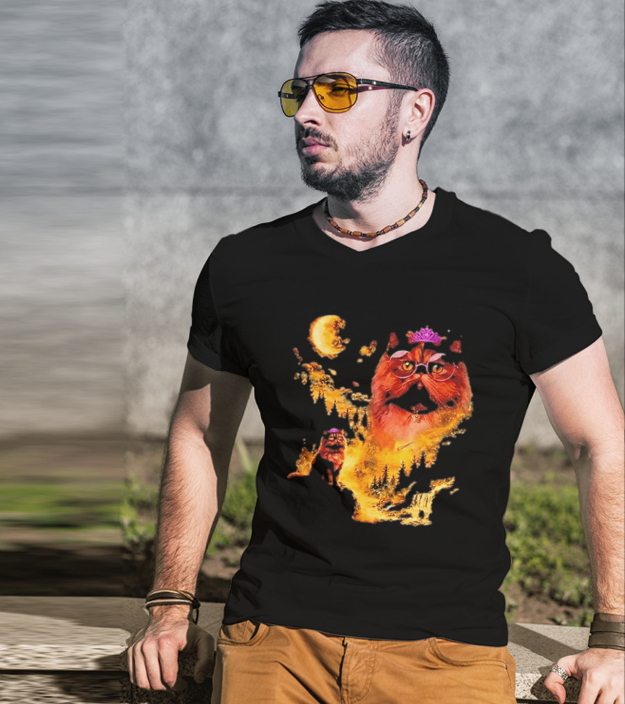 Princess Donut Cat Lover Moon Fantasy T-Shirt