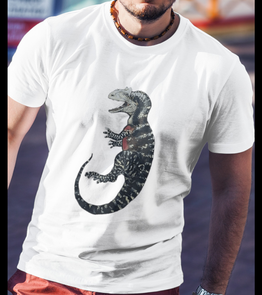 Allosaurus Dinosaur Prehistoric Paleontology Detailed Fossil T-Shirt