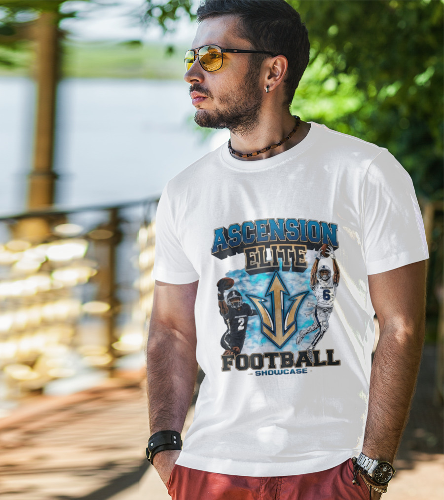 Ascension Elite Football Players 2 And 6 Showcase Sky Clouds T-Shirt