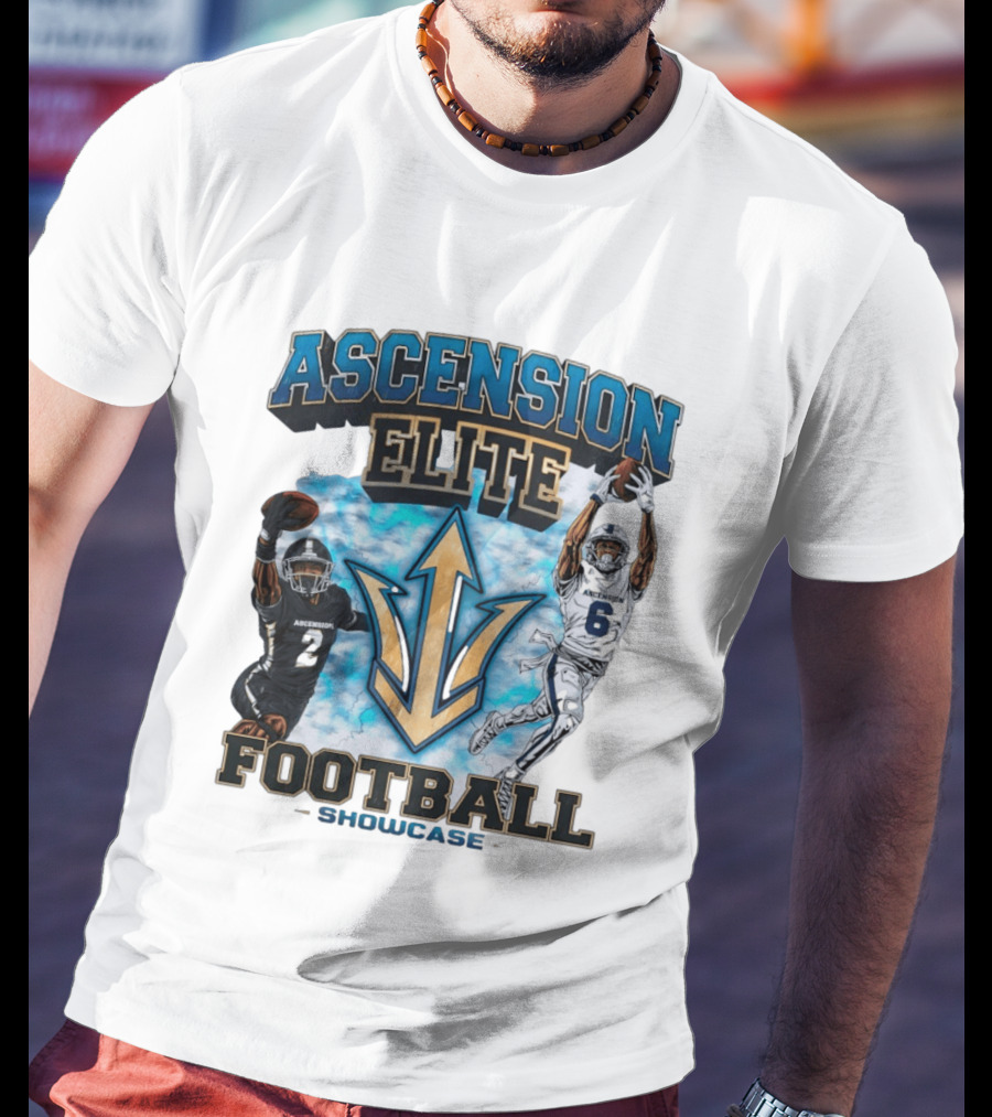 Ascension Elite Football Players 2 And 6 Showcase Sky Clouds T-Shirt