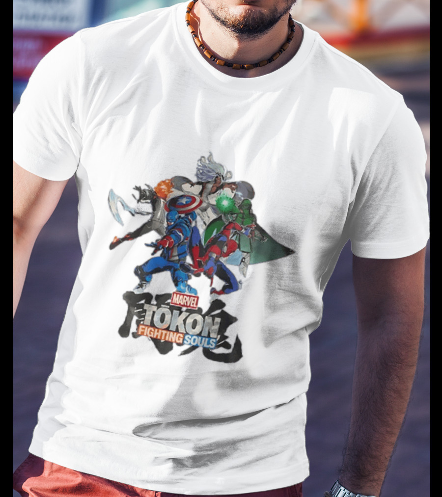 Marvel Captain America Tokon Fighting Souls T-Shirt