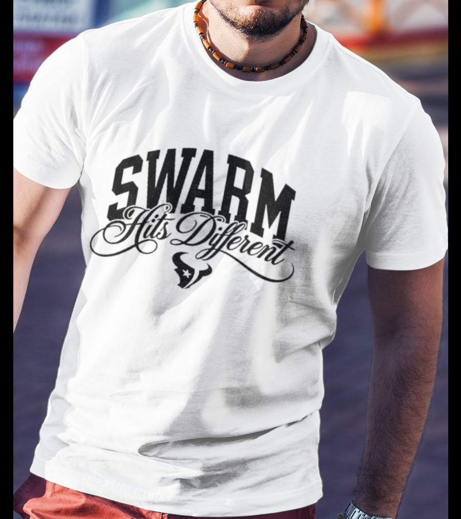 Swarm Hits Different Training Camp Texans T-Shirt