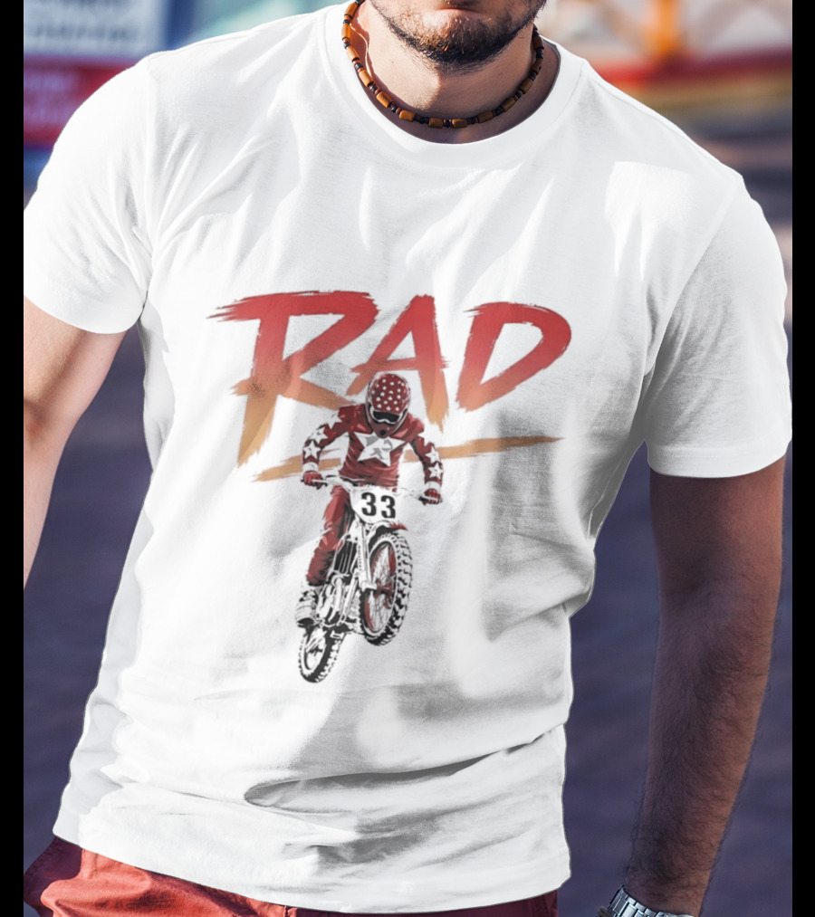 Rad 33 Motocross Rider Dirt Bike Motorcycle Adventure T-Shirt
