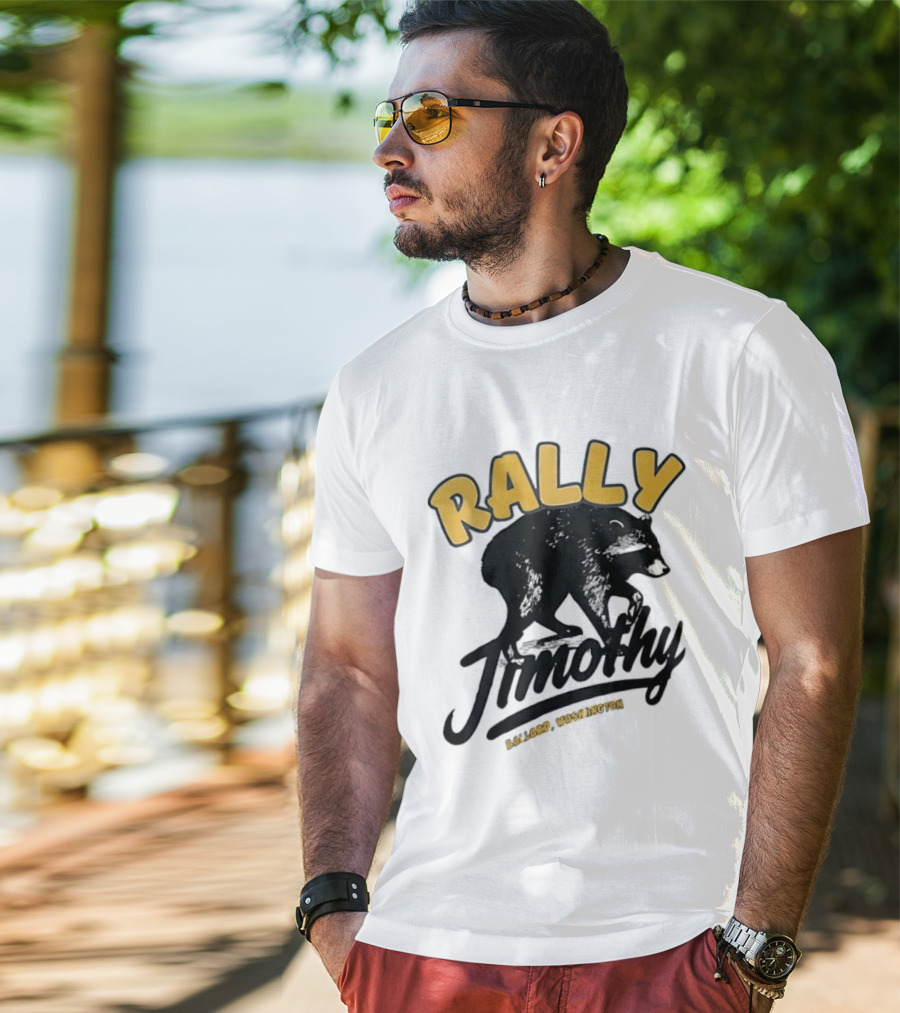 Rally Timothy Ballard Washington Black Raccoon T-Shirt