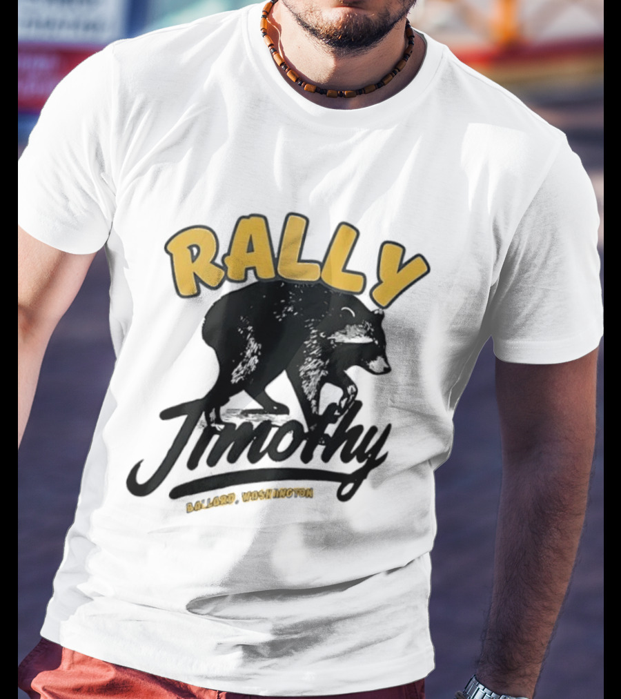 Rally Timothy Ballard Washington Black Raccoon T-Shirt