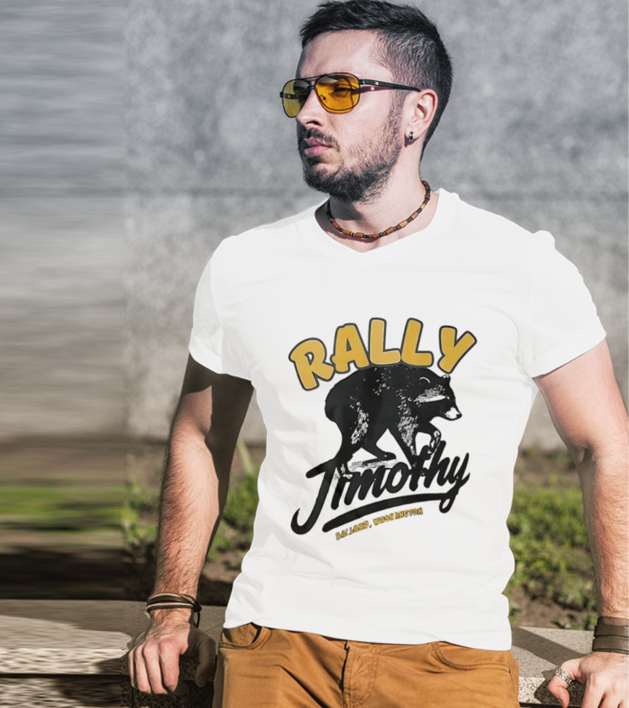 Rally Timothy Ballard Washington Black Raccoon T-Shirt