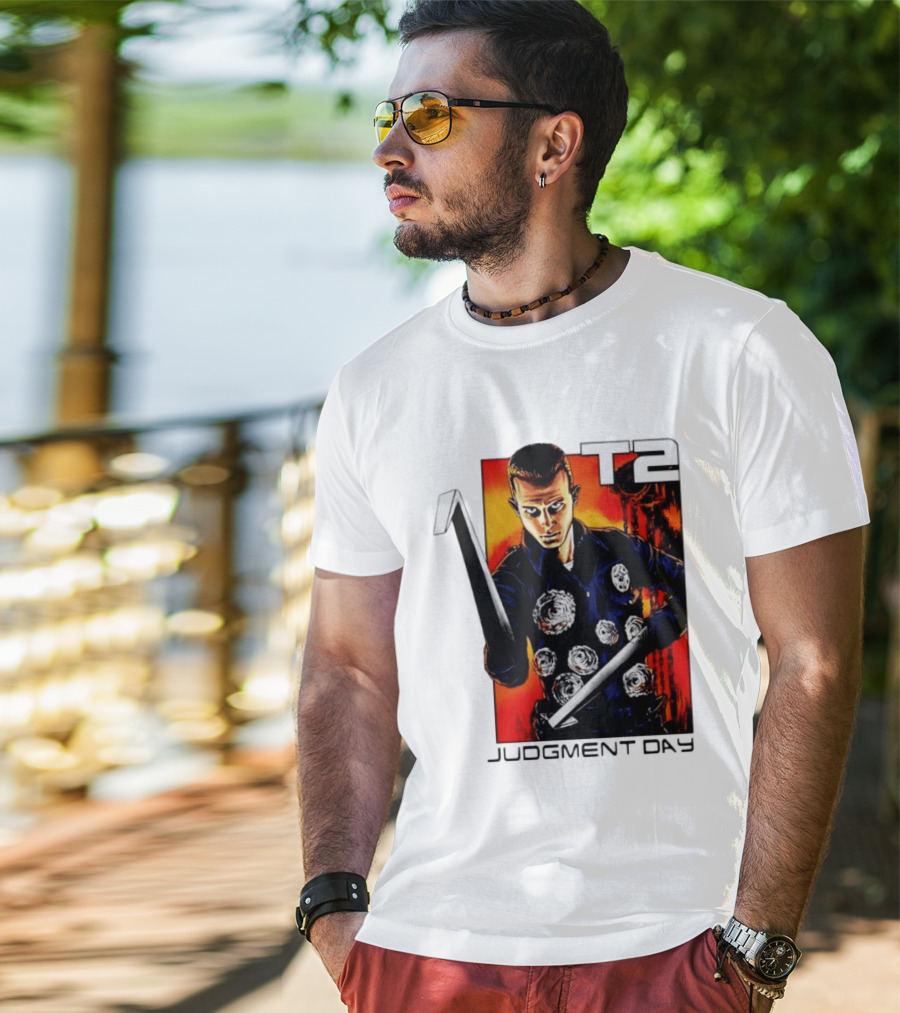 T2 Judgment Day 1000 Iconic Scene T-Shirt
