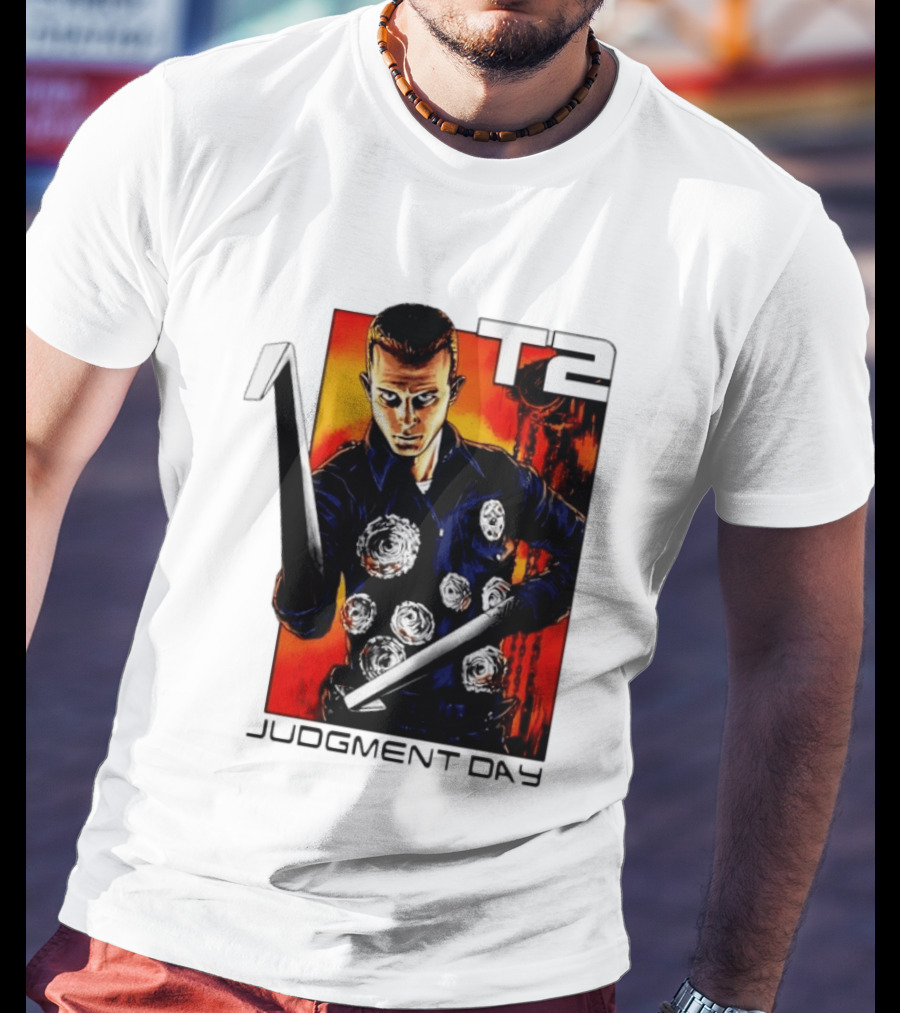 T2 Judgment Day 1000 Iconic Scene T-Shirt