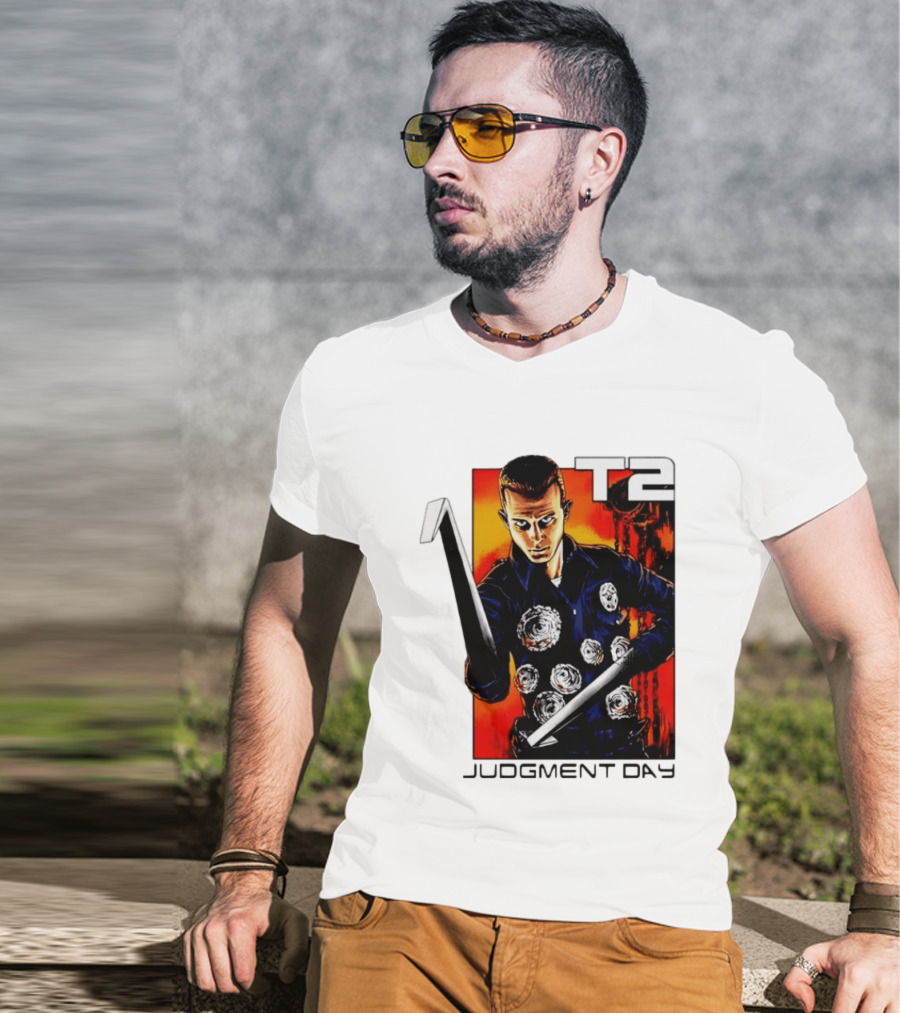 T2 Judgment Day 1000 Iconic Scene T-Shirt