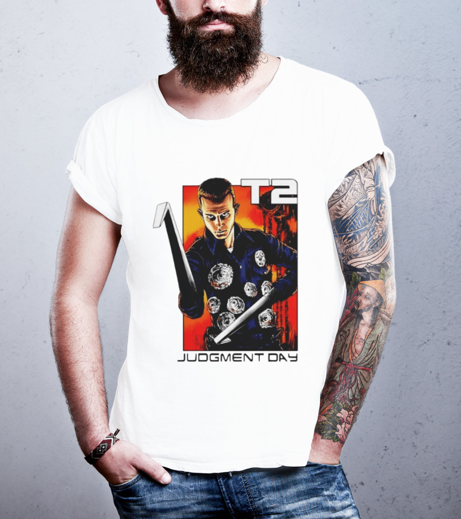 T2 Judgment Day 1000 Iconic Scene T-Shirt