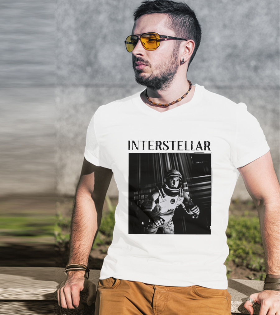 Interstellar 2014 Matthew McConaughey Spacesuit Scene T-Shirt