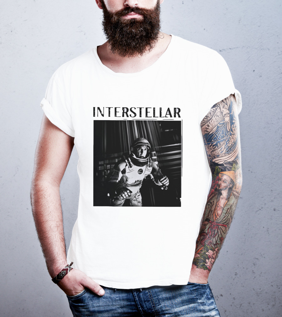 Interstellar 2014 Matthew McConaughey Spacesuit Scene T-Shirt