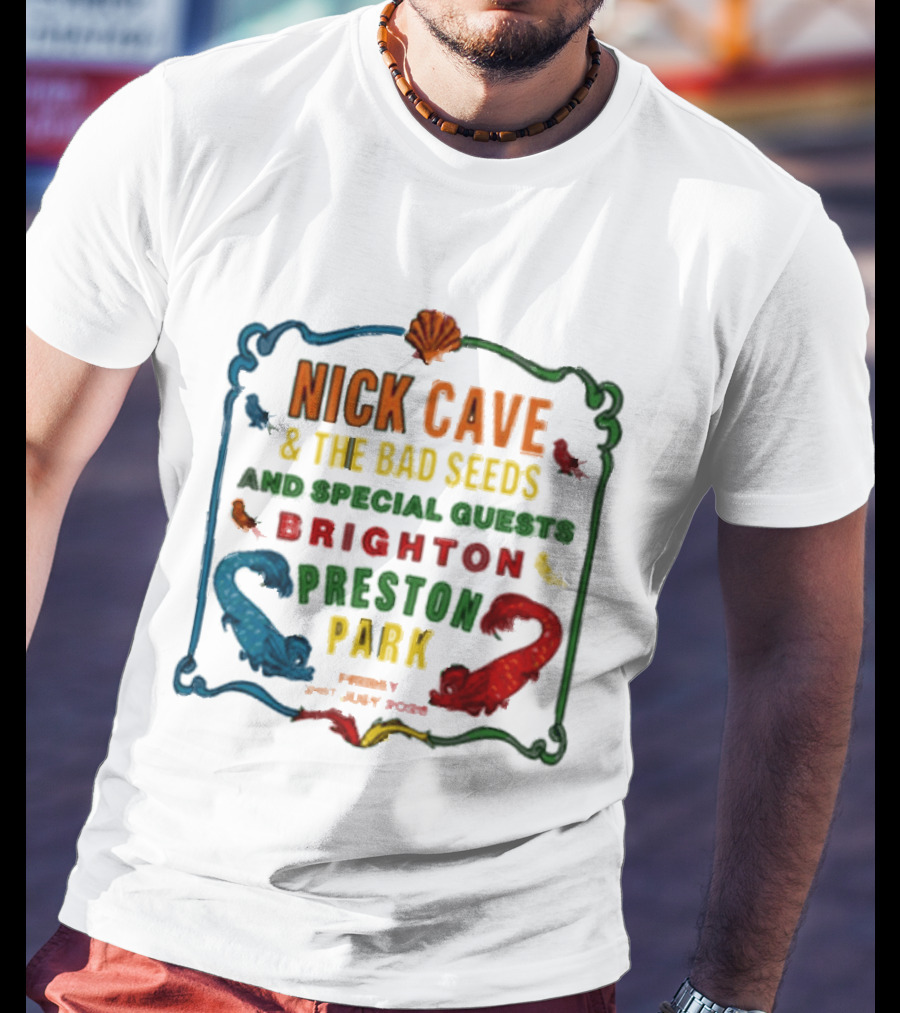 Nick Cave And The Bad Seeds Brighton Preston Park Special Guests July 31 2026 T-Shirt