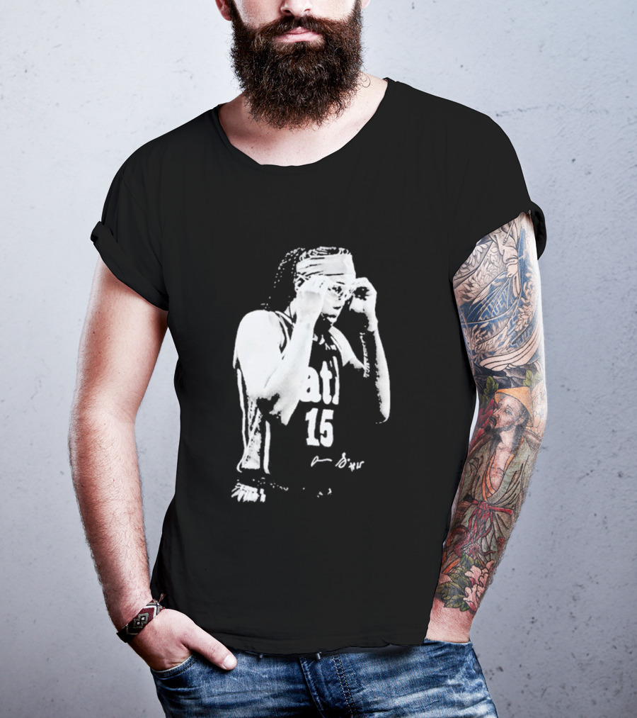 Allisha Gray Number 15 Goggles Gesture T-Shirt