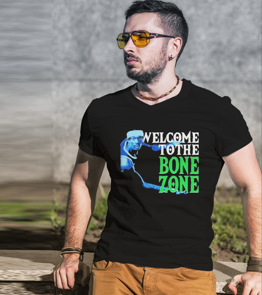 Welcome To The Bone Zone Minnesota Timberwolves Bones Hyland T-Shirt