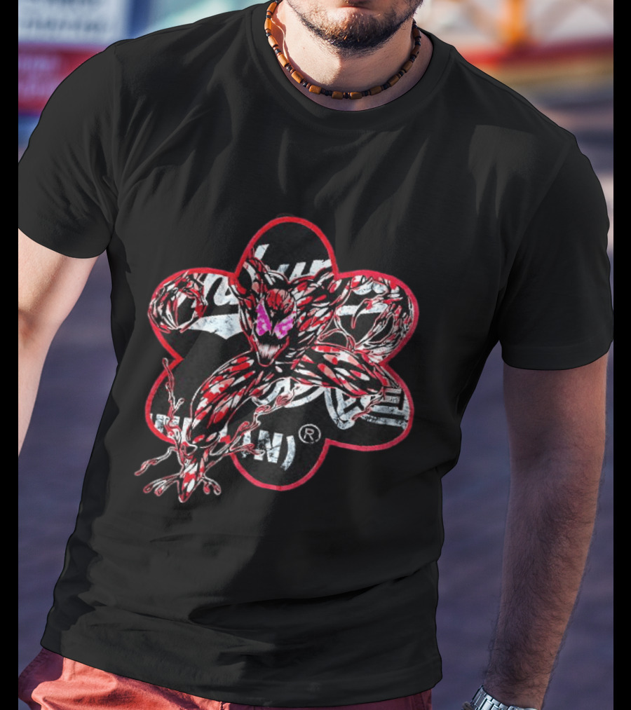 Carnage Marvel Comics Inhuman Villain Art From Inhuman Collection T-Shirt