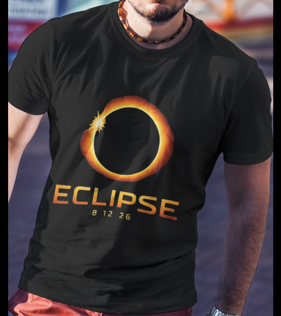 Eclipse 8 12 26 Solar Event August 12 2026 T-Shirt