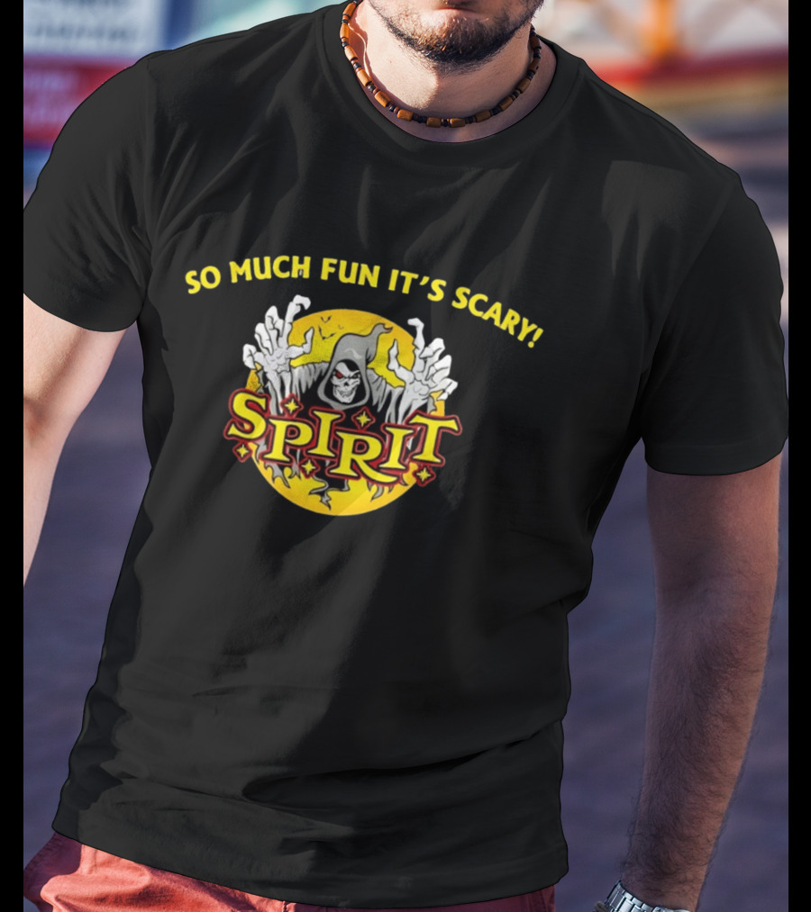 Spirit Halloween So Much Fun It's Scary Skeleton Ghost Hand T-Shirt