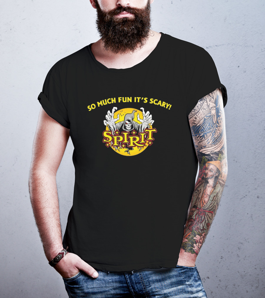 Spirit Halloween So Much Fun It's Scary Skeleton Ghost Hand T-Shirt