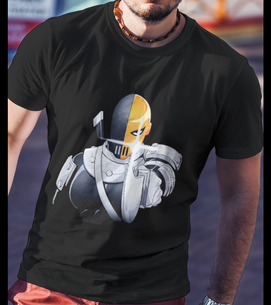Deathstroke DC Comics Armor Sword Wielding T-Shirt