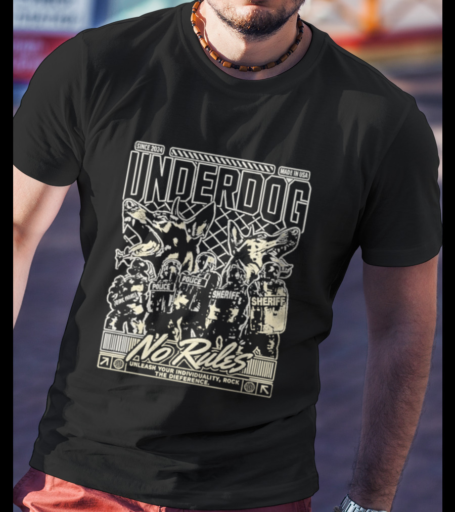 Underdog Unleash No Rules Individuality T-Shirt