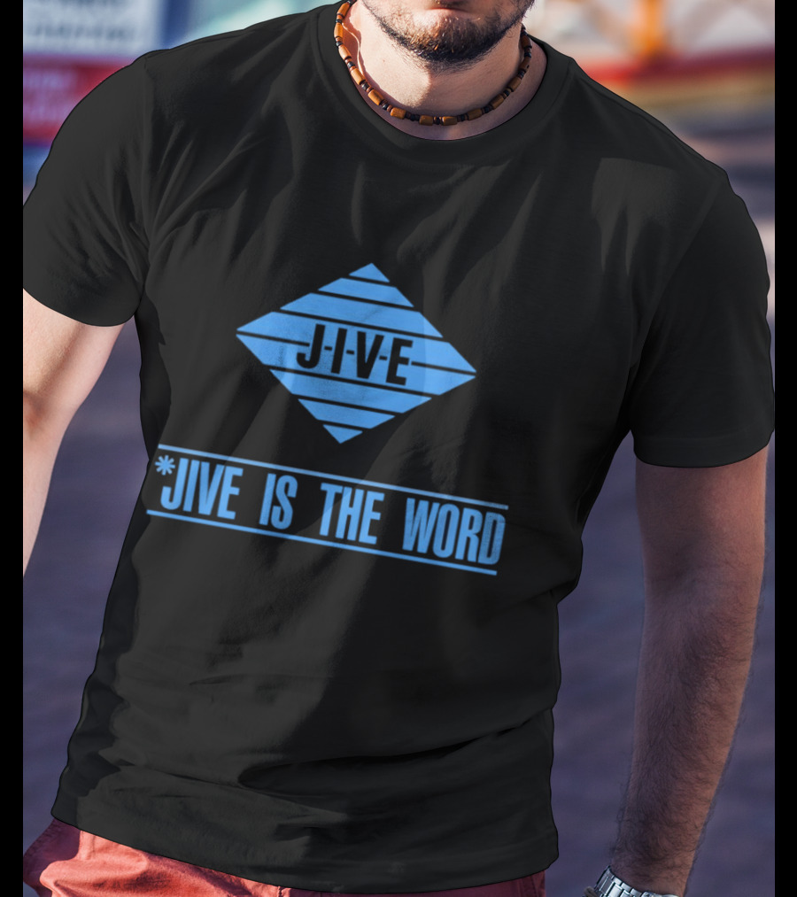 Jive Is The Word Iconic Music Label Recognition T-Shirt