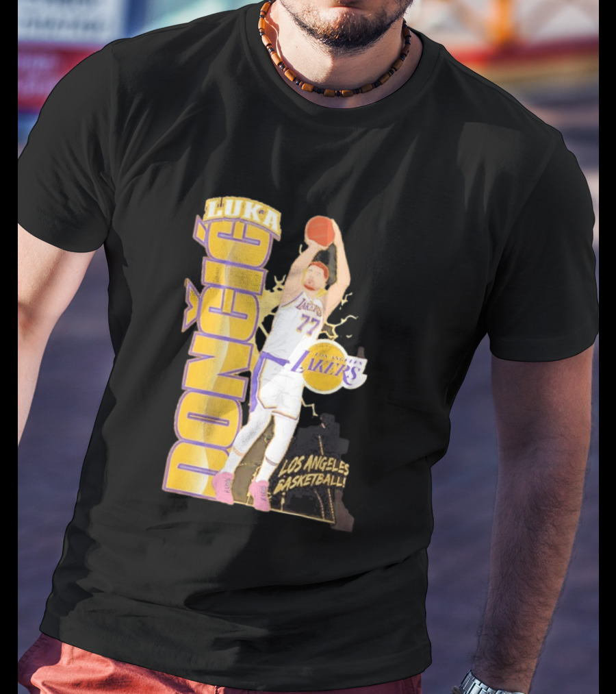 Los Angeles Lakers Luka Dončić Basketball 77 T-Shirt