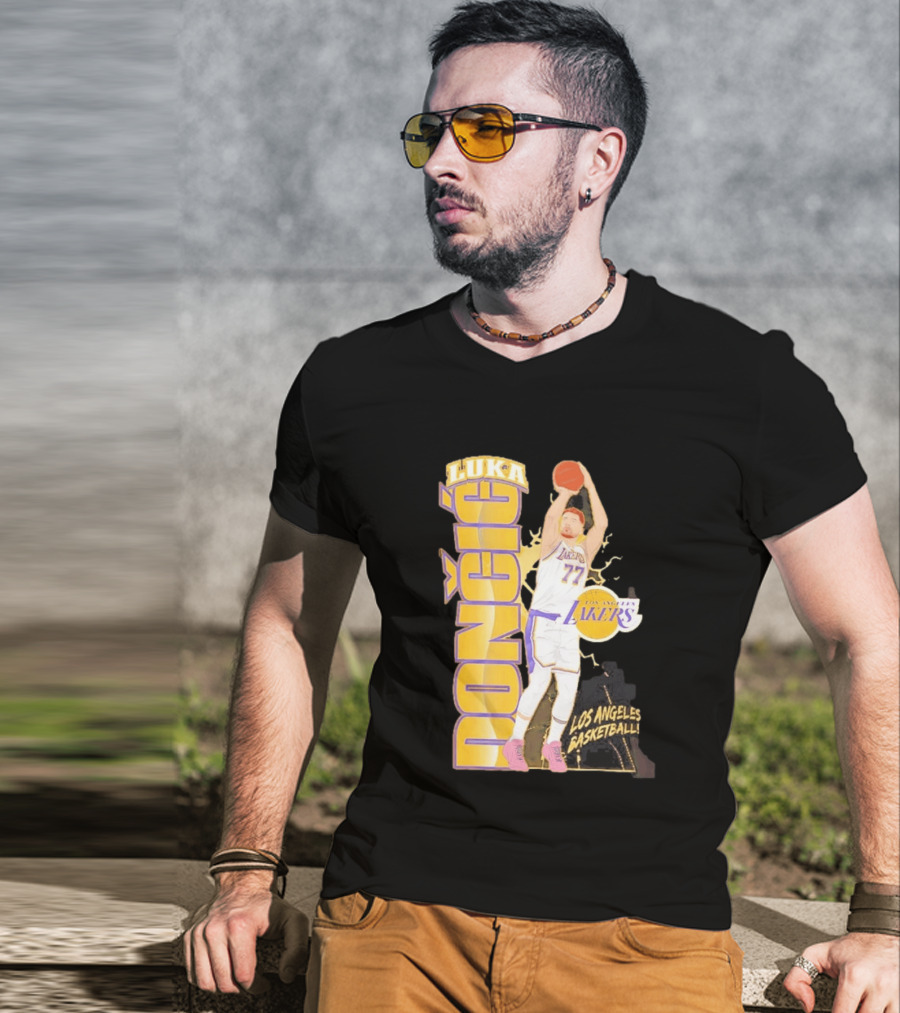 Los Angeles Lakers Luka Dončić Basketball 77 T-Shirt