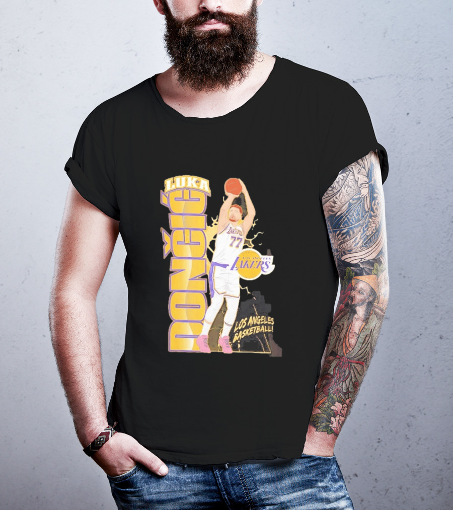 Los Angeles Lakers Luka Dončić Basketball 77 T-Shirt