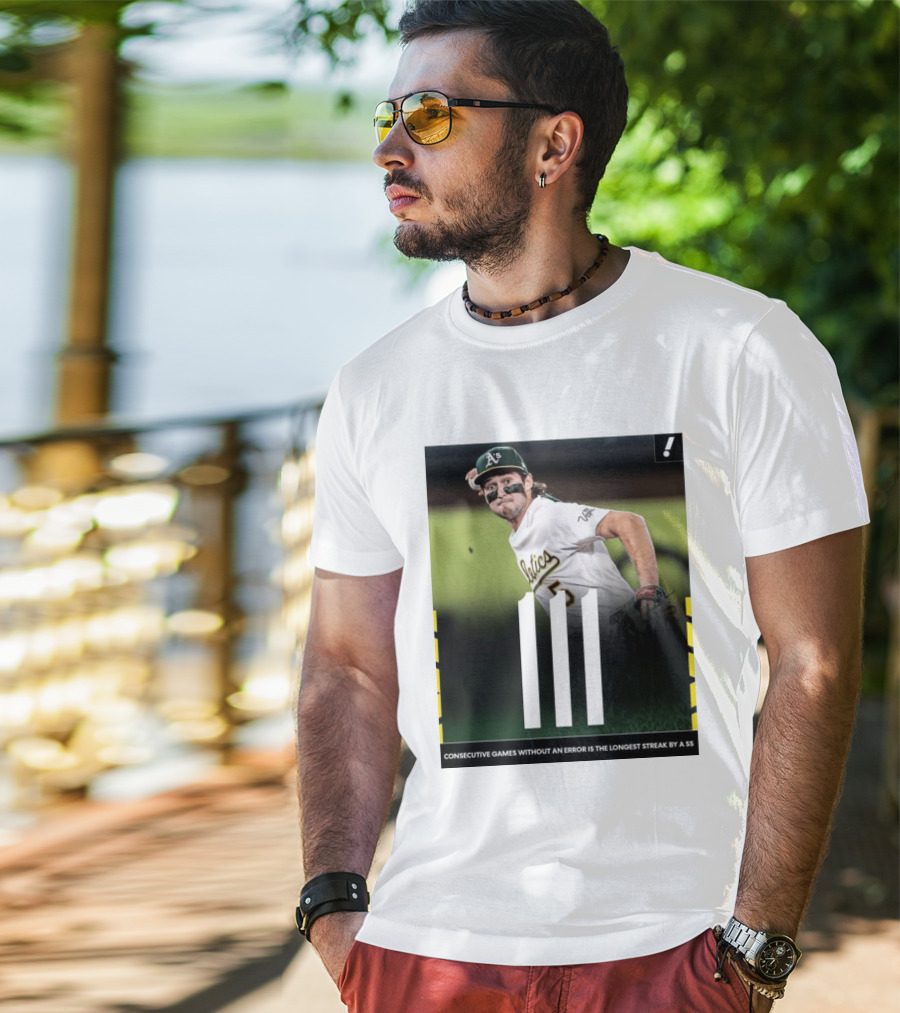 Jacob Wilson Athletics 111 Consecutive Errorless Games Record By Shortstop T-Shirt