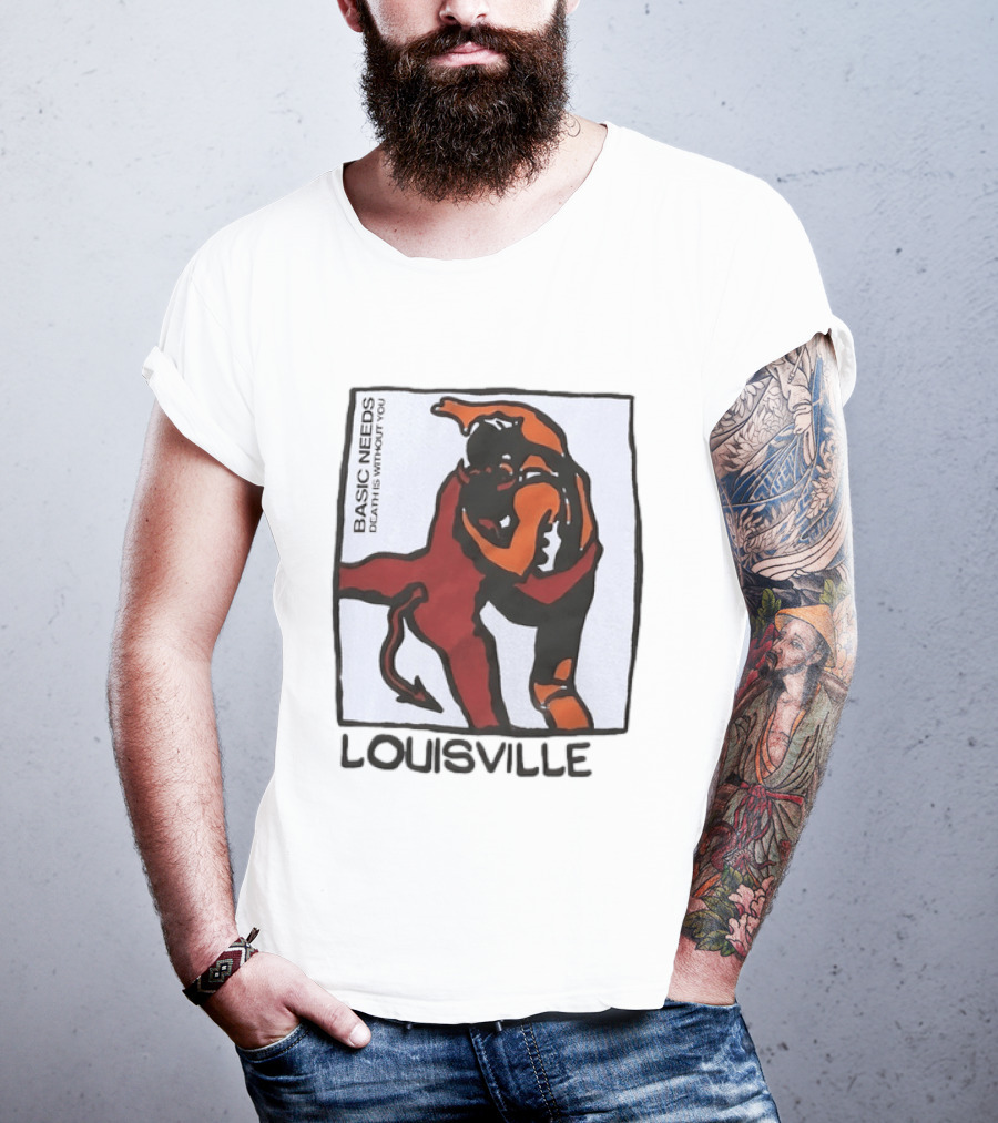 Louisville Basic Needs Death Is Without You Wrestling T-Shirt