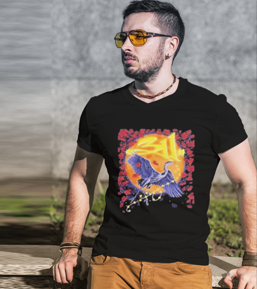 311 Band 2026 US Tour With Beach Weather Tunnel Vision Heron And Sun T-Shirt