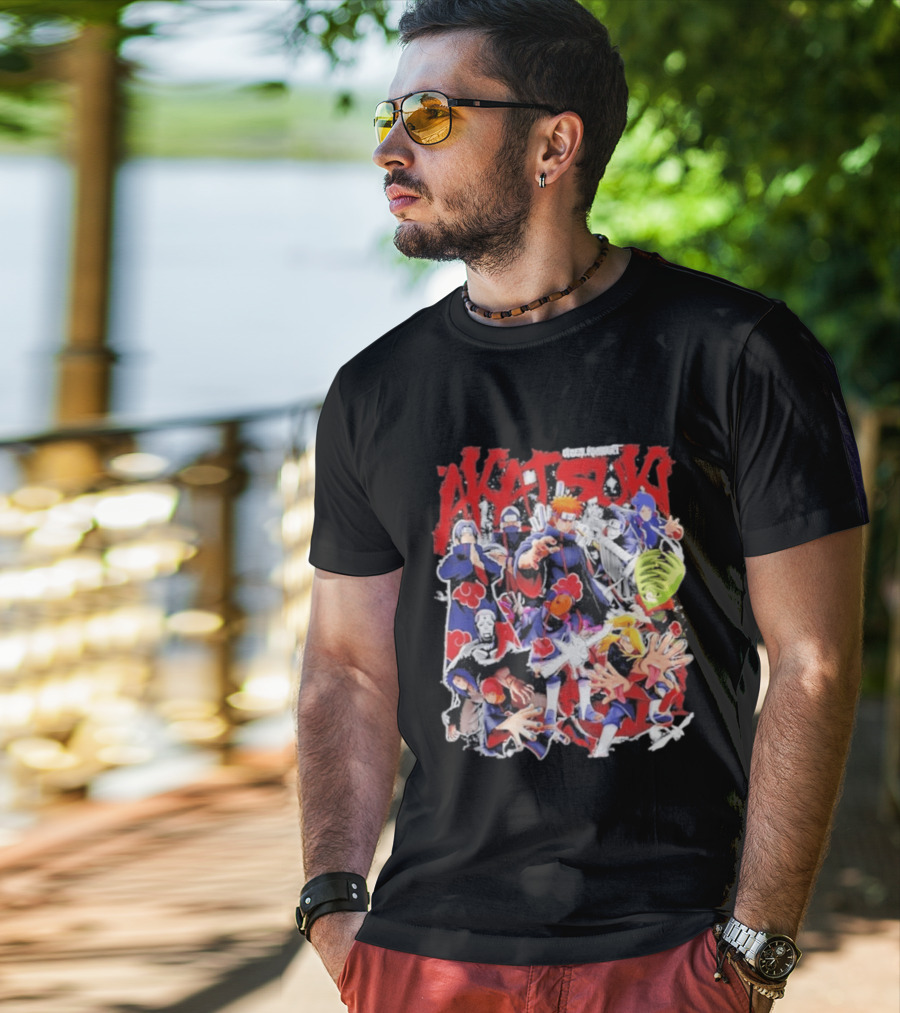 Akatsuki Vibes Konnect Naruto Anime Pain Characters Animation T-Shirt