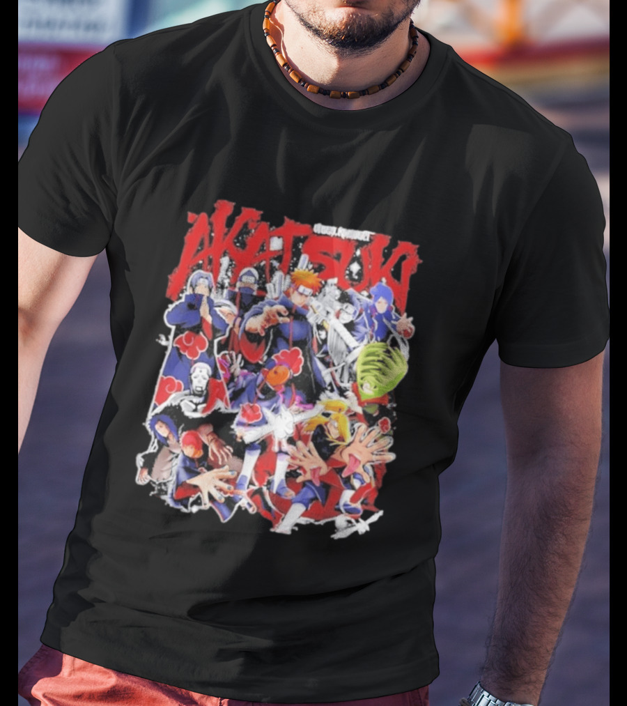Akatsuki Vibes Konnect Naruto Anime Pain Characters Animation T-Shirt