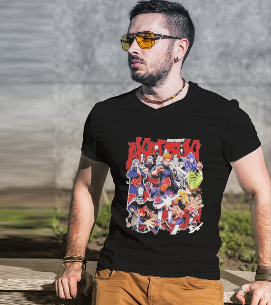 Akatsuki Vibes Konnect Naruto Anime Pain Characters Animation T-Shirt