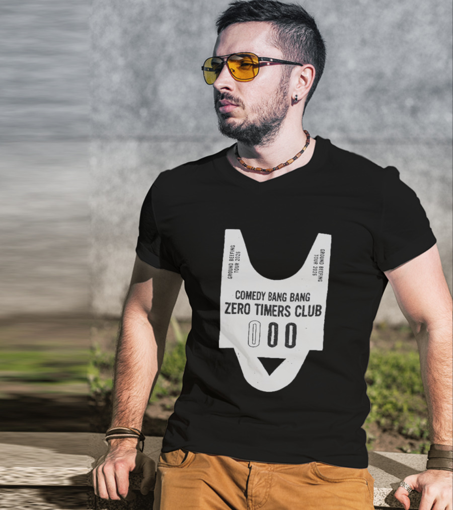 Comedy Bang Bang Zero Timers Club Ground Beefing Tour 2026 T-Shirt