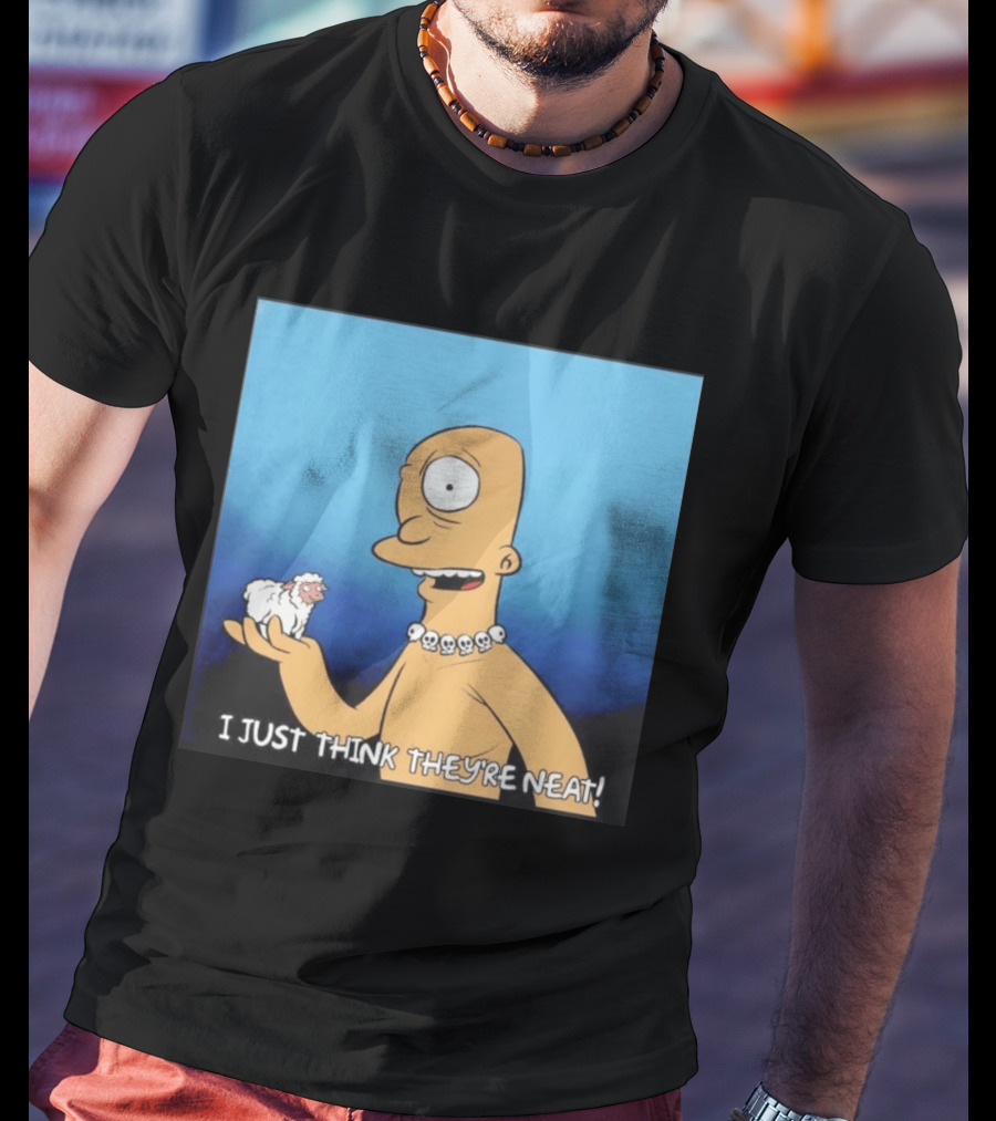 Odyssey The Cyclops I Just Think They're Neat Funny Cartoon T-Shirt