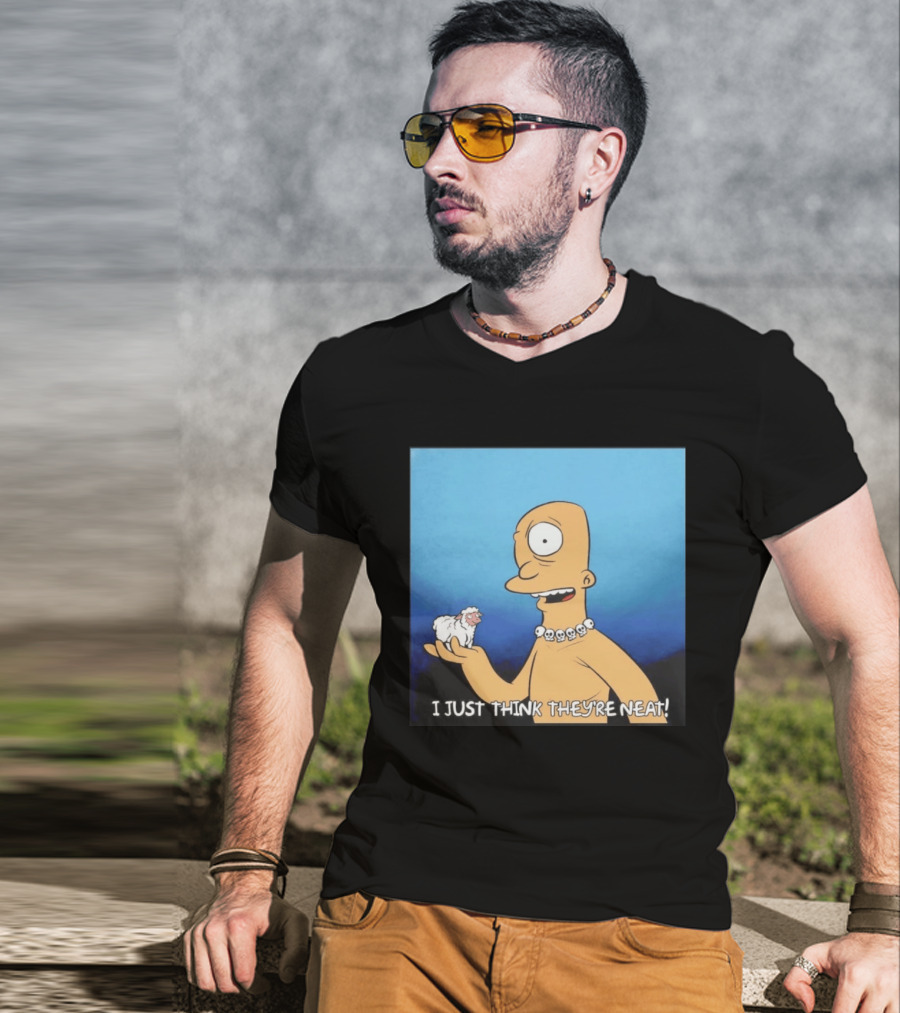 Odyssey The Cyclops I Just Think They're Neat Funny Cartoon T-Shirt